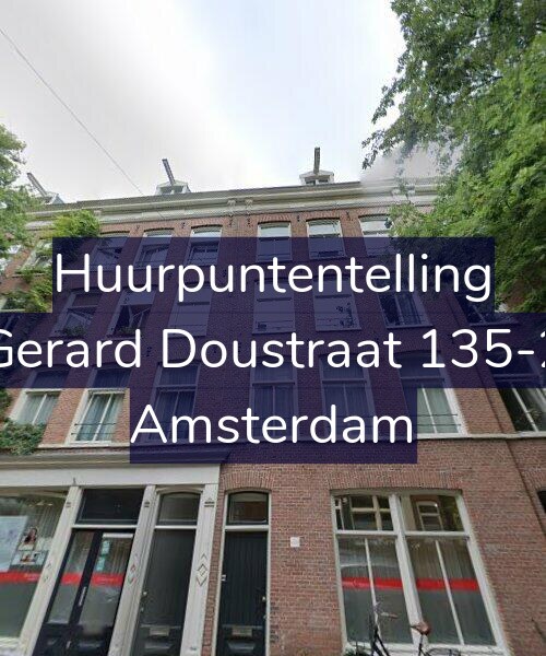 Foto gevel Huurpuntentelling voor Gerard Doustraat 135-2, Amsterdam