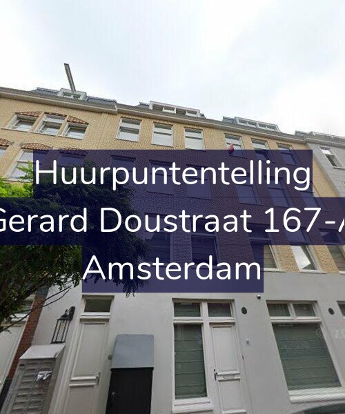 Foto gevel Huurpuntentelling voor Gerard Doustraat 167-A, Amsterdam