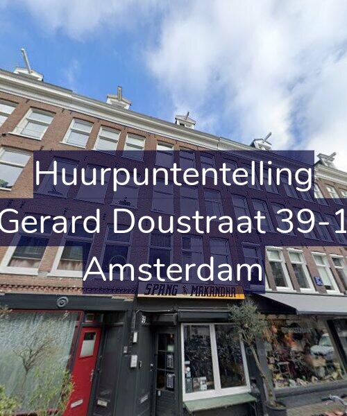 Foto gevel Huurpuntentelling voor Gerard Doustraat 39-1, Amsterdam