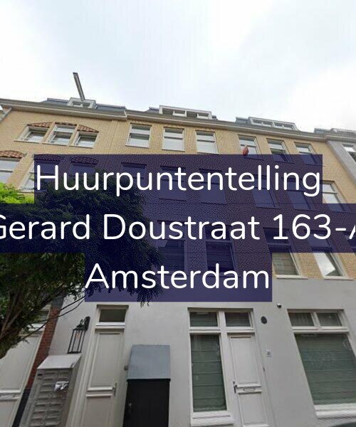 Foto gevel Huurpuntentelling voor Gerard Doustraat 163-A, Amsterdam