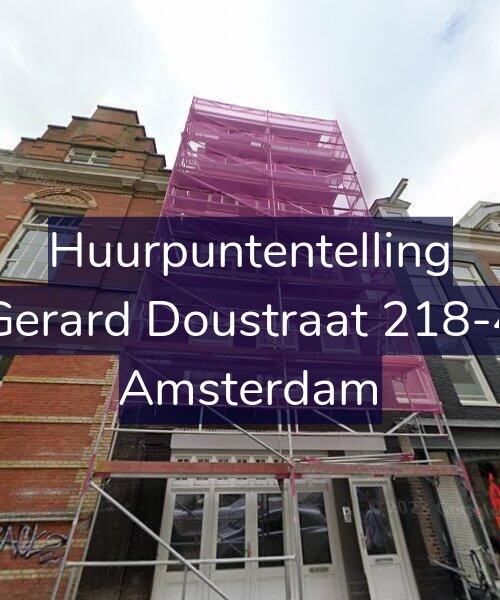 Foto gevel Huurpuntentelling voor Gerard Doustraat 218-4, Amsterdam