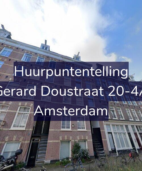 Foto gevel Huurpuntentelling voor Gerard Doustraat 20-4A, Amsterdam
