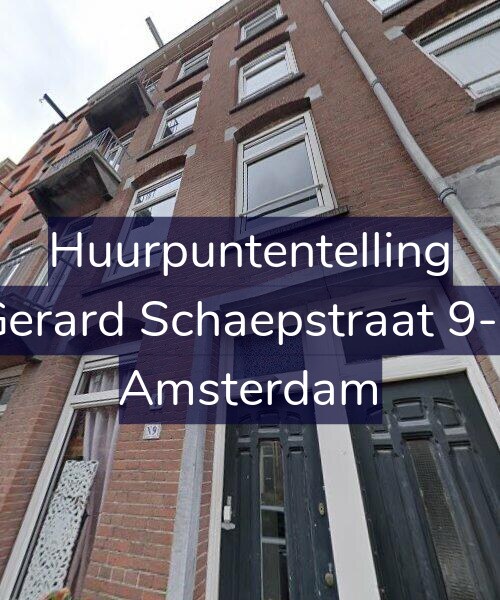 Foto gevel Huurpuntentelling voor Gerard Schaepstraat 9-2, Amsterdam