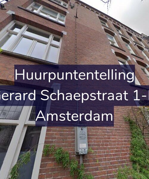 Foto gevel Huurpuntentelling voor Gerard Schaepstraat 1-H, Amsterdam