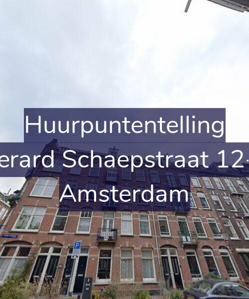 Foto gevel Huurpuntentelling voor Gerard Schaepstraat 12-3, Amsterdam