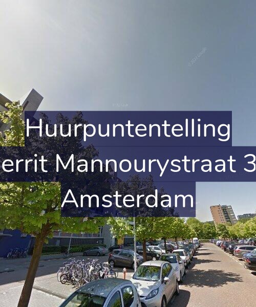 Foto gevel Huurpuntentelling voor Gerrit Mannourystraat 39, Amsterdam