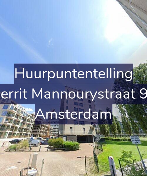 Foto gevel Huurpuntentelling voor Gerrit Mannourystraat 90, Amsterdam