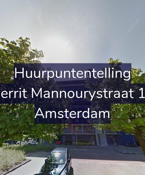 Foto gevel Huurpuntentelling voor Gerrit Mannourystraat 14, Amsterdam