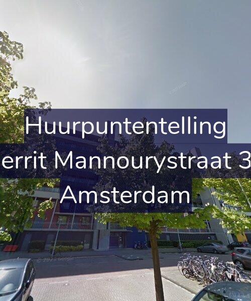 Foto gevel Huurpuntentelling voor Gerrit Mannourystraat 36, Amsterdam