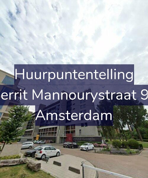 Foto gevel Huurpuntentelling voor Gerrit Mannourystraat 92, Amsterdam