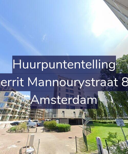 Foto gevel Huurpuntentelling voor Gerrit Mannourystraat 85, Amsterdam
