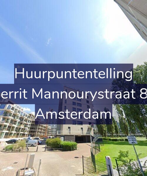 Foto gevel Huurpuntentelling voor Gerrit Mannourystraat 88, Amsterdam