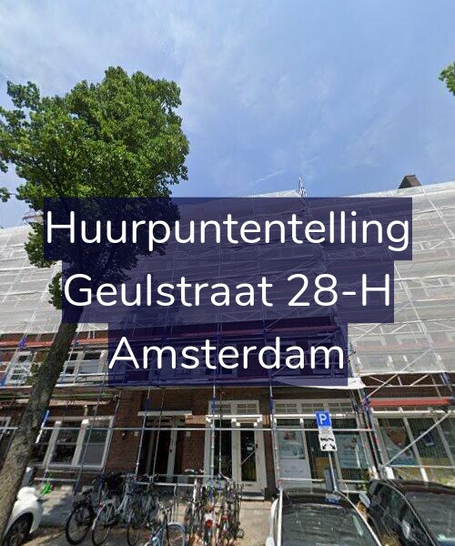 Foto gevel Huurpuntentelling voor Geulstraat 28-H, Amsterdam