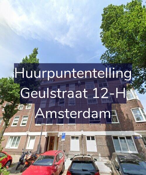 Foto gevel Huurpuntentelling voor Geulstraat 12-H, Amsterdam