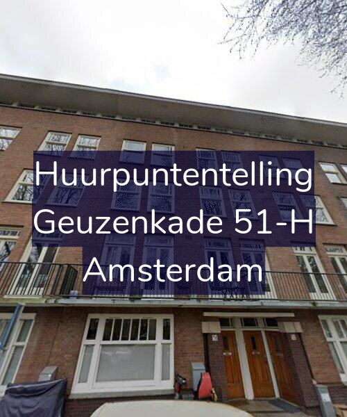 Foto gevel Huurpuntentelling voor Geuzenkade 51-H, Amsterdam