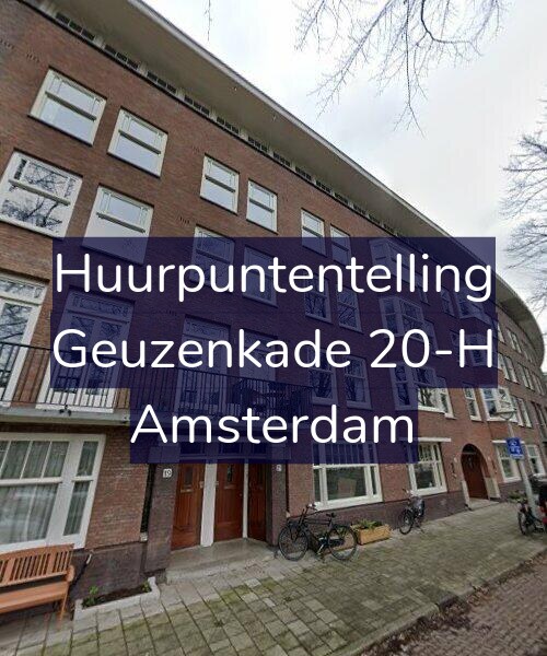 Foto gevel Huurpuntentelling voor Geuzenkade 20-H, Amsterdam