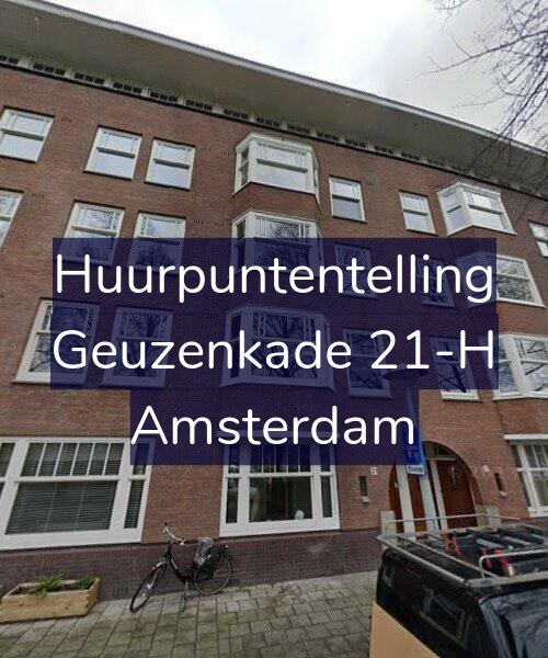 Foto gevel Huurpuntentelling voor Geuzenkade 21-H, Amsterdam