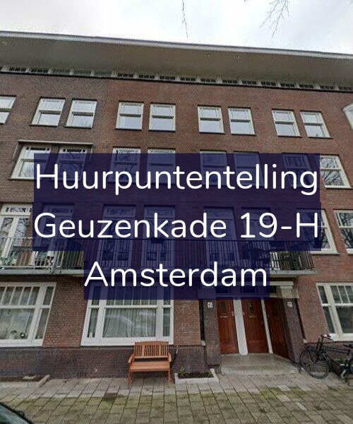 Foto gevel Huurpuntentelling voor Geuzenkade 19-H, Amsterdam
