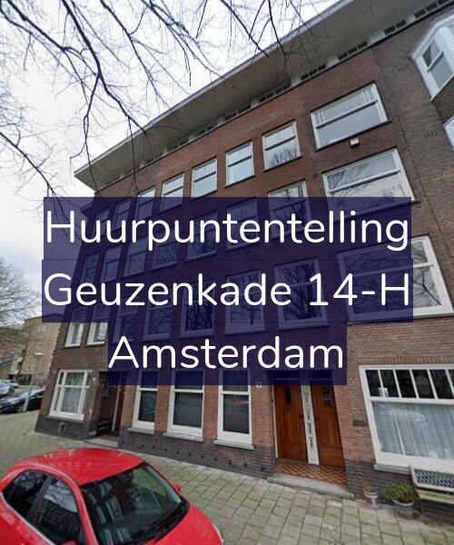 Foto gevel Huurpuntentelling voor Geuzenkade 14-H, Amsterdam