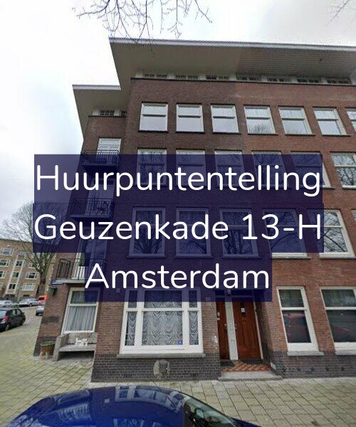 Foto gevel Huurpuntentelling voor Geuzenkade 13-H, Amsterdam