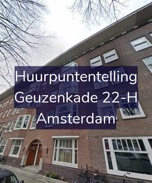 Foto gevel Huurpuntentelling voor Geuzenkade 22-H, Amsterdam