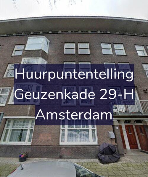 Foto gevel Huurpuntentelling voor Geuzenkade 29-H, Amsterdam