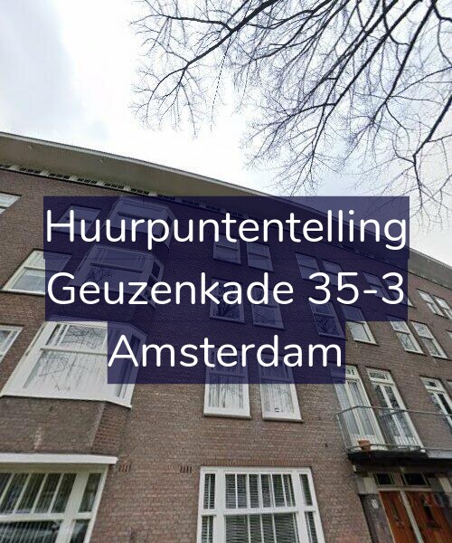 Foto gevel Huurpuntentelling voor Geuzenkade 35-3, Amsterdam
