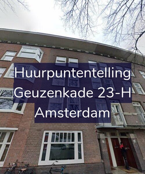 Foto gevel Huurpuntentelling voor Geuzenkade 23-H, Amsterdam