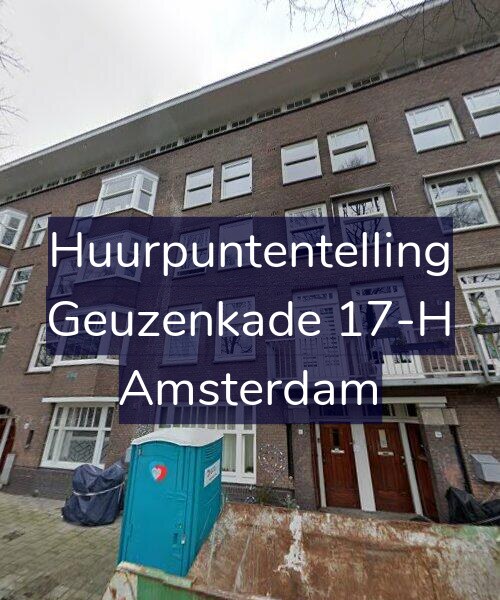 Foto gevel Huurpuntentelling voor Geuzenkade 17-H, Amsterdam