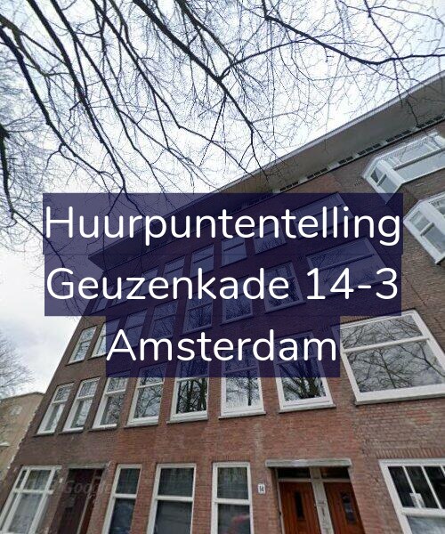 Foto gevel Huurpuntentelling voor Geuzenkade 14-3, Amsterdam