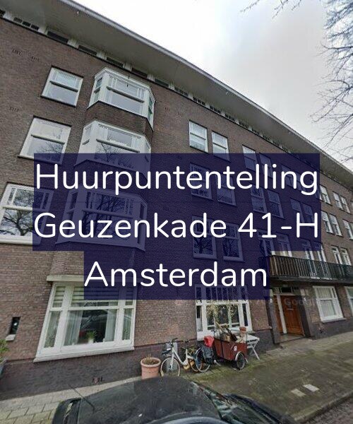 Foto gevel Huurpuntentelling voor Geuzenkade 41-H, Amsterdam