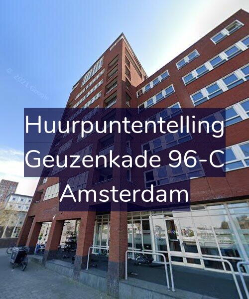 Foto gevel Huurpuntentelling voor Geuzenkade 96-C, Amsterdam