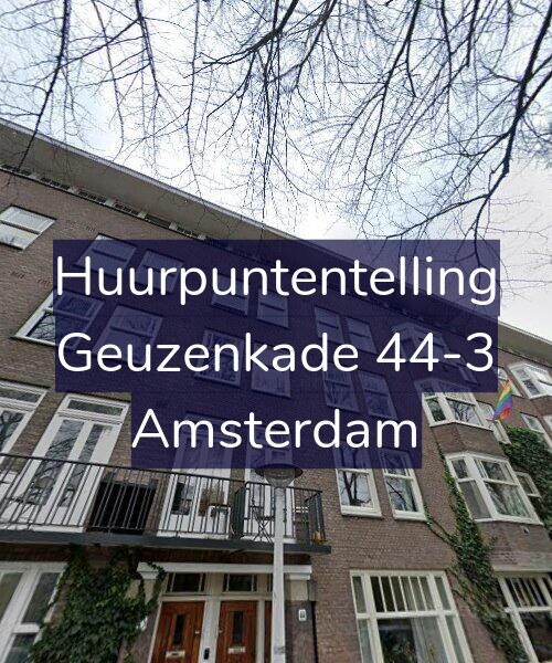 Foto gevel Huurpuntentelling voor Geuzenkade 44-3, Amsterdam