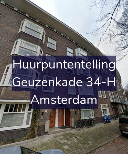 Foto gevel Huurpuntentelling voor Geuzenkade 34-H, Amsterdam