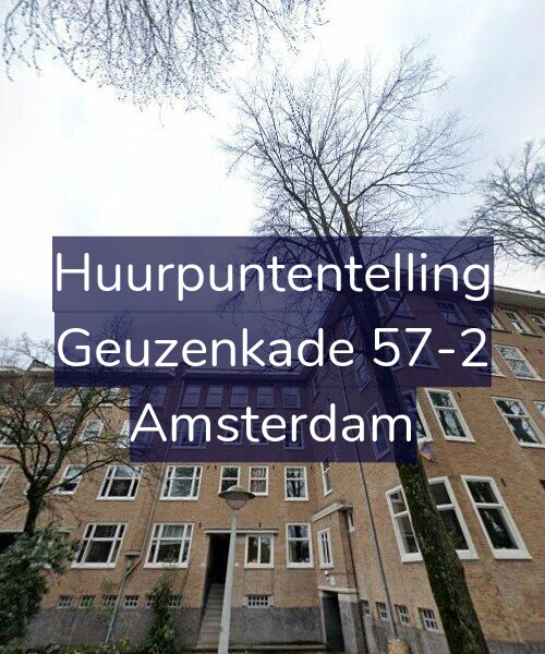 Foto gevel Huurpuntentelling voor Geuzenkade 57-2, Amsterdam