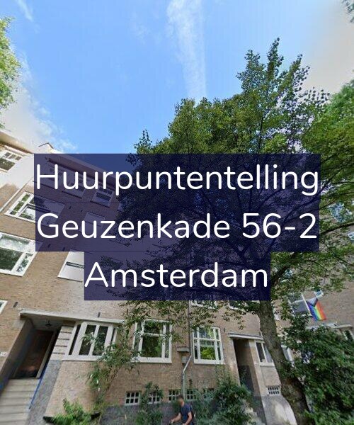 Foto gevel Huurpuntentelling voor Geuzenkade 56-2, Amsterdam
