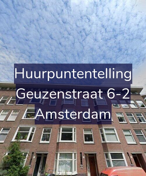 Foto gevel Huurpuntentelling voor Geuzenstraat 6-2, Amsterdam