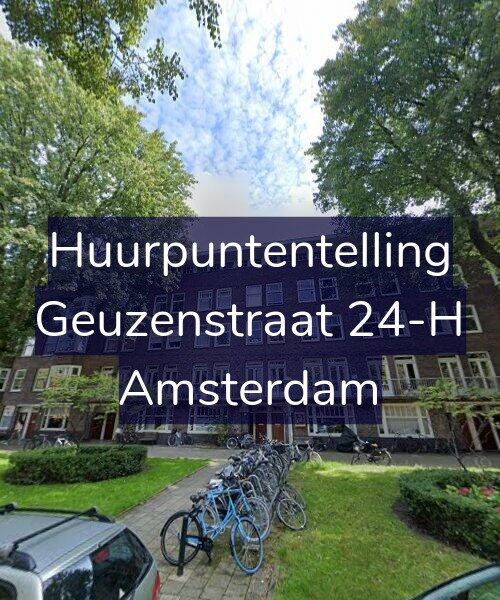 Foto gevel Huurpuntentelling voor Geuzenstraat 24-H, Amsterdam