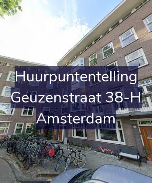 Foto gevel Huurpuntentelling voor Geuzenstraat 38-H, Amsterdam