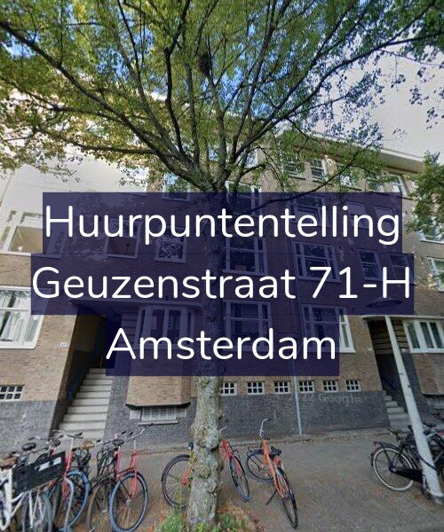 Foto gevel Huurpuntentelling voor Geuzenstraat 71-H, Amsterdam