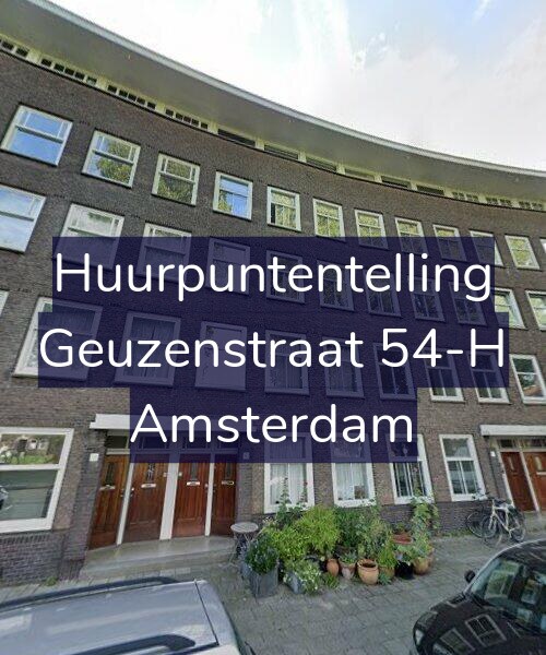 Foto gevel Huurpuntentelling voor Geuzenstraat 54-H, Amsterdam