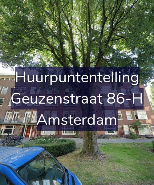 Foto gevel Huurpuntentelling voor Geuzenstraat 86-H, Amsterdam