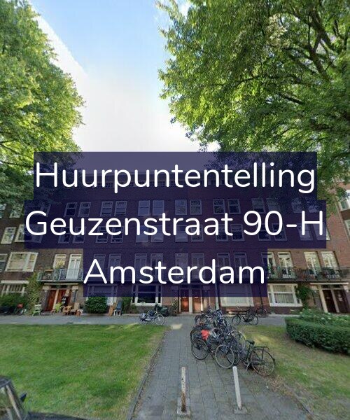 Foto gevel Huurpuntentelling voor Geuzenstraat 90-H, Amsterdam