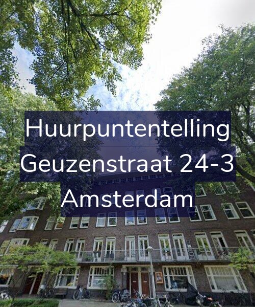 Foto gevel Huurpuntentelling voor Geuzenstraat 24-3, Amsterdam