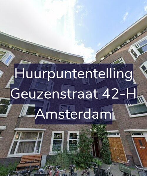 Foto gevel Huurpuntentelling voor Geuzenstraat 42-H, Amsterdam