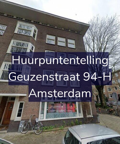 Foto gevel Huurpuntentelling voor Geuzenstraat 94-H, Amsterdam