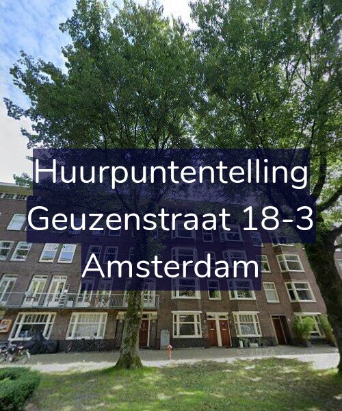 Foto gevel Huurpuntentelling voor Geuzenstraat 18-3, Amsterdam