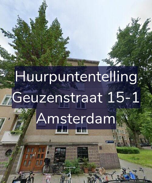 Foto gevel Huurpuntentelling voor Geuzenstraat 15-1, Amsterdam