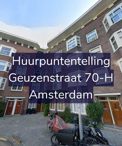 Foto gevel Huurpuntentelling voor Geuzenstraat 70-H, Amsterdam