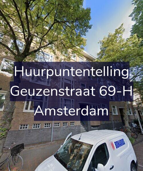 Foto gevel Huurpuntentelling voor Geuzenstraat 69-H, Amsterdam